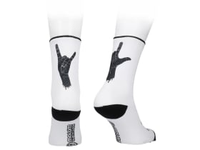 MALDITA BUENA SUERTE Socks Rock On | white