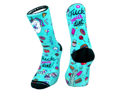 MALDITA BUENA SUERTE Socken F*** Your Diet M | 39-40