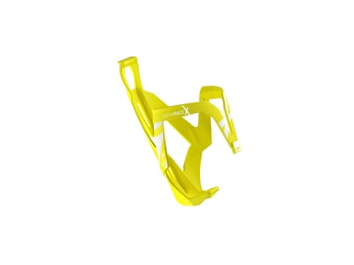 ELITE Bottle Cage Custom Race X | Fiberglass-Composite | yellow fluorescent / white matt