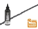 R2BIKE pre-waxed SAVER PACK | SHIMANO CN-M8100 Chain + REX Black Magik Drip Wax | 12-speed | 126 links | silver