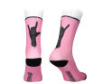 MALDITA BUENA SUERTE Socken Rock On | pink XL | 44-46