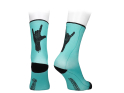 MALDITA BUENA SUERTE Socks Rock On | turquoise XL | 44-46