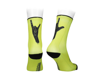 MALDITA BUENA SUERTE Socks Rock On | neon yellow XL | 44-46