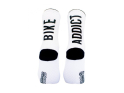 MALDITA BUENA SUERTE Socks Bike Addict | white M | 39-40