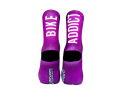 MALDITA BUENA SUERTE Socken Bike Addict | lila XL | 44-46