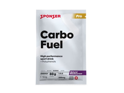 SPONSER Sports Drink Carbo Fuel Blackcurrant | 83g Bag