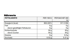 SPONSER Energy Gel Carbo Hydrogel Neutral | 60g Bag