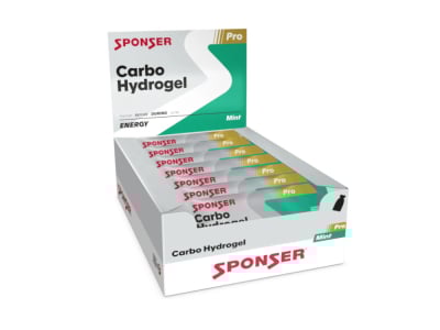 SPONSER Energy Gel Carbo Hydrogel Mint | 20 Sachets Box