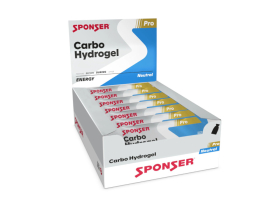 SPONSER Energy Gel Carbo Hydrogel Neutral | 20 Sachets Box