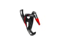 ELITE Bottle Cage Custom Race Plus | Fiberglass Composite | black / glossy red