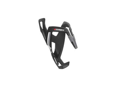 ELITE Bottle Cage Custom Race Plus | Fiberglass Composite | black / white matte
