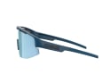 BLIZ Sunglasses Matrix Small Matte Blue | Smoke Ice Blue Mirror
