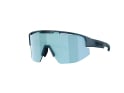 BLIZ Sunglasses Matrix Small Matte Blue | Smoke Ice Blue Mirror