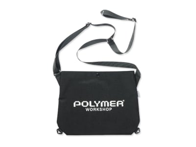 POLYMER WORKSHOP Shoulder Bag | Musette Race Bag black