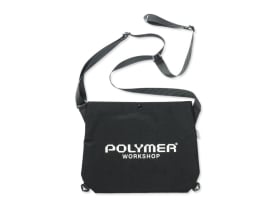 POLYMER WORKSHOP Shoulder Bag | Musette Race Bag black