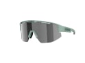 BLIZ Sunglasses Matrix Small Matte Green | Smoke Silver Mirror