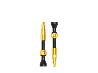 LEZYNE Tubeless Valve CNC Pro TLR pair | gold