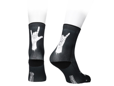 MALDITA BUENA SUERTE Socken Rock On | schwarz M | 39-40