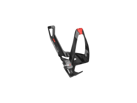 ELITE Bottle Cage Cannibal XC | black / red glossy