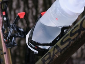 ELITE Bottle Cage Cannibal XC | black / green glossy