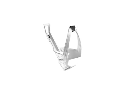 ELITE Bottle Cage Cannibal XC | white / black glossy