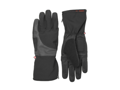 SEALSKINZ Gloves Marsham Cold Weather Reflective Cycle Glove | Waterproof | black / gray S (7-8)