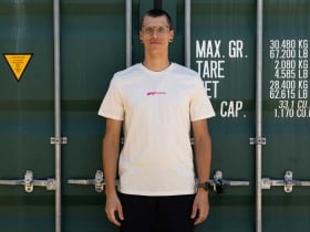R2BIKE T-Shirt ROAD Passion | natural-pink