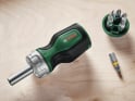 BOSCH Tool Stubby Ratchet Screwdriver with Bit Magazine | 6-piece