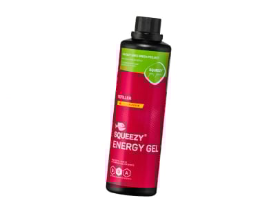 SQUEEZY Energy Gel Energy Gel Refiller Lemon + Caffeine | 500 ml bottle