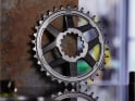 E*THIRTEEN Round Chainring Helix Race GR Direct Mount | 1-Speed Narrow Wide | Black