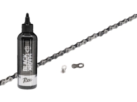 R2BIKE pre-waxed SAVER PACK | KMC X12 Chain + REX Black...
