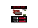 GALFER Advanced Brake Pads for Magura Gustav Pro | red