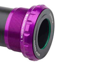 WOLF TOOTH Bottom Bracket BSA Shimano 24 mm | ultraviolet...
