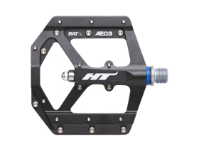 HT COMPONENTS Pedale AE03 (EVO+)  Flat Pedals | schwarz