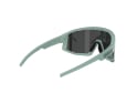 BLIZ Sunglasses Fusion Small Matte Green | Smoke Mirror Silver