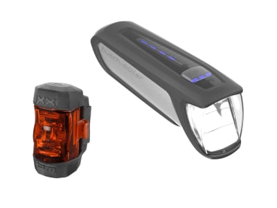 BUSCH + MÜLLER LED Akku Beleuchtungsset IXON Core 2 | StVZO