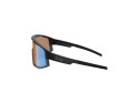 BLIZ Sunglasses Fusion Small Matte Black | Nordic Light Coral Orange Mirror Blue