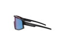 BLIZ Sunglasses Fusion Small Matte Black | Nordic Light Rose-Violet Mirror Blue