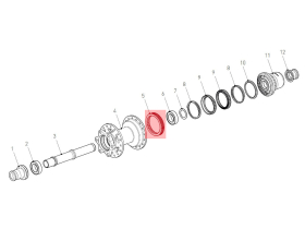 DT SWISS Gewindering für DEG90 Zahnscheiben-Freilauf