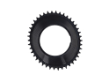 GARBARUK Chainring Oval 1-speed narrow-wide SRAM Thread Mount for RED XPLR Powermeter Spider | black 42 Teeth