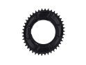 GARBARUK Chainring Oval 1-speed narrow-wide SRAM Thread Mount for RED XPLR Powermeter Spider | black 42 Teeth