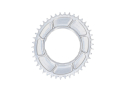 GARBARUK Chainring Oval 1-speed narrow-wide SRAM Thread Mount for RED XPLR Powermeter Spider | silver 42 Teeth