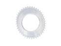 GARBARUK Chainring Oval 1-speed narrow-wide SRAM Thread Mount for RED XPLR Powermeter Spider | silver 50 Teeth