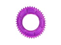 GARBARUK Chainring Oval 1-speed narrow-wide SRAM Thread Mount for RED XPLR Powermeter Spider | purple