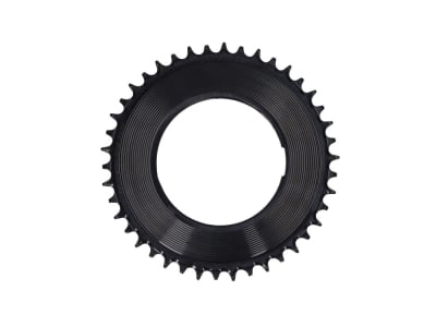 GARBARUK Kettenblatt Round 1-fach narrow-wide SRAM Thread Mount für RED XPLR Powermeter Spider | schwarz 48 Zähne