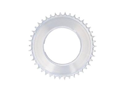 GARBARUK Chainring Round 1-speed narrow-wide SRAM Thread Mount for RED XPLR Powermeter Spider | silver