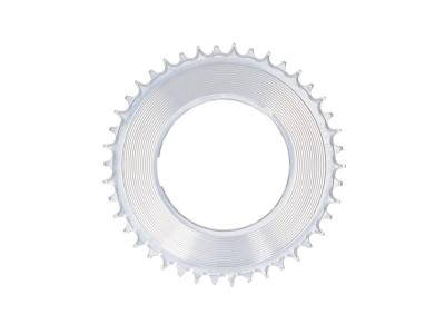 GARBARUK Chainring Round 1-speed narrow-wide SRAM Thread Mount for RED XPLR Powermeter Spider | silver 38 Teeth