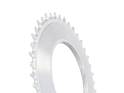 GARBARUK Chainring Round 1-speed narrow-wide SRAM Thread Mount for RED XPLR Powermeter Spider | silver 44 Teeth