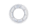 GARBARUK Chainring Round 1-speed narrow-wide SRAM Thread Mount for RED XPLR Powermeter Spider | silver 50 Teeth