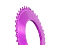 GARBARUK Chainring Round 1-speed narrow-wide SRAM Thread Mount for RED XPLR Powermeter Spider | purple